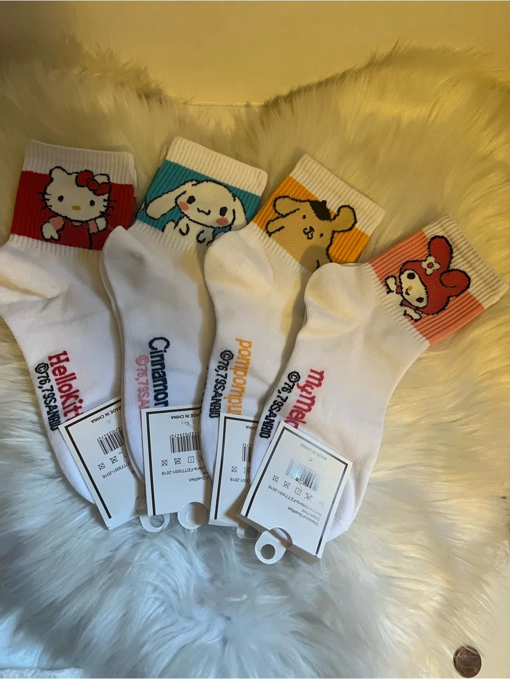 Hello kitty and friend’s socks